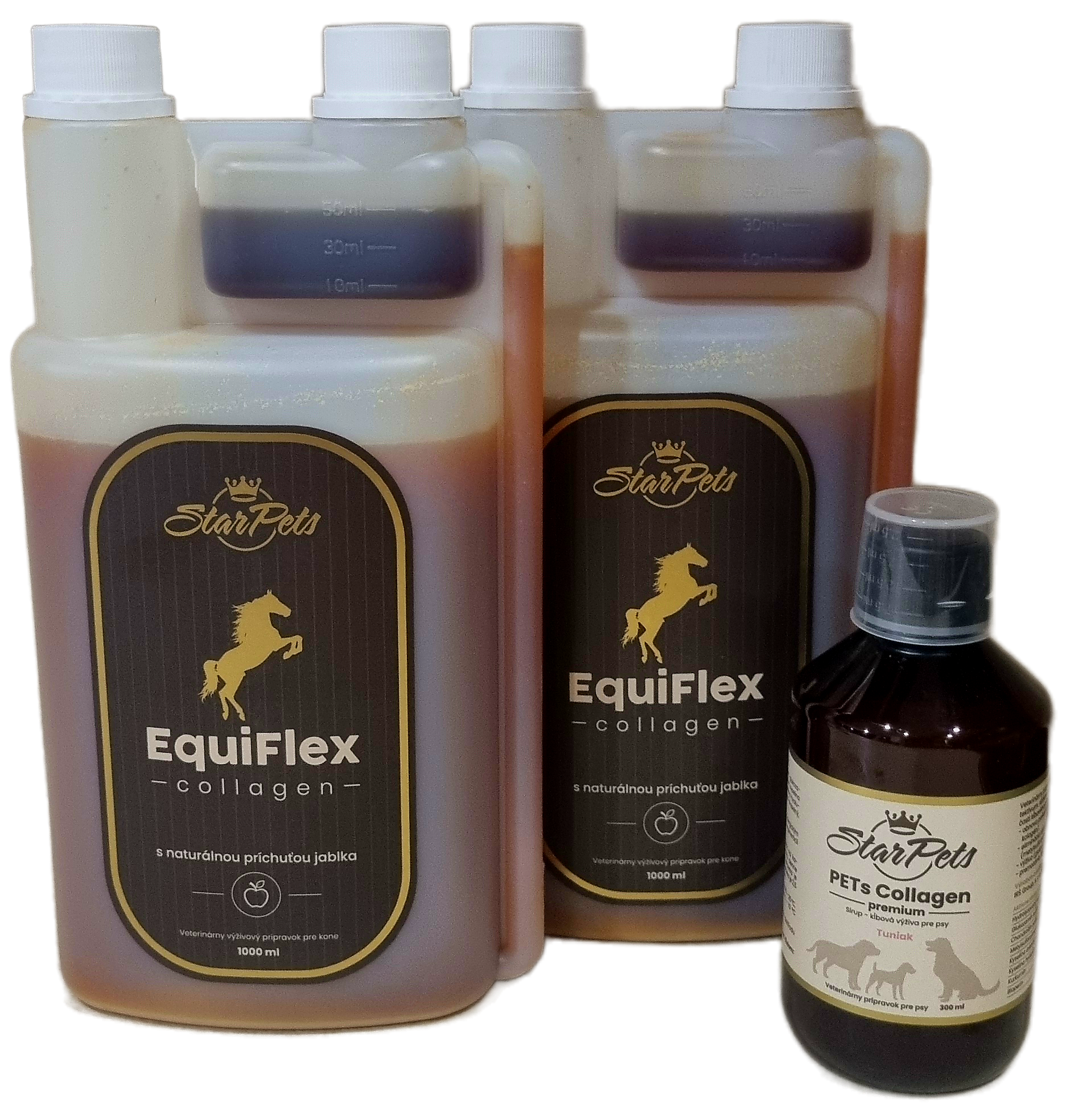 2 ks EquiFlex Collagen + 1 ks PETs collagen 