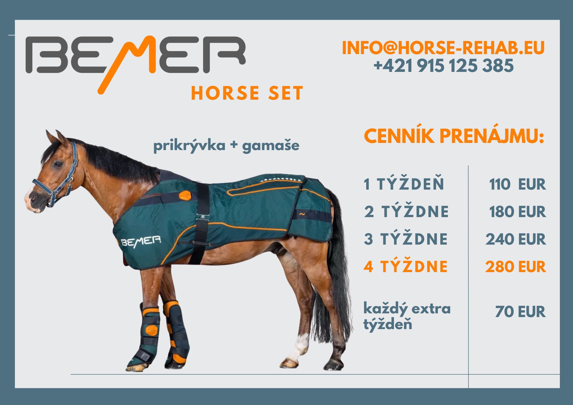 BEMER Horse Set prenájom